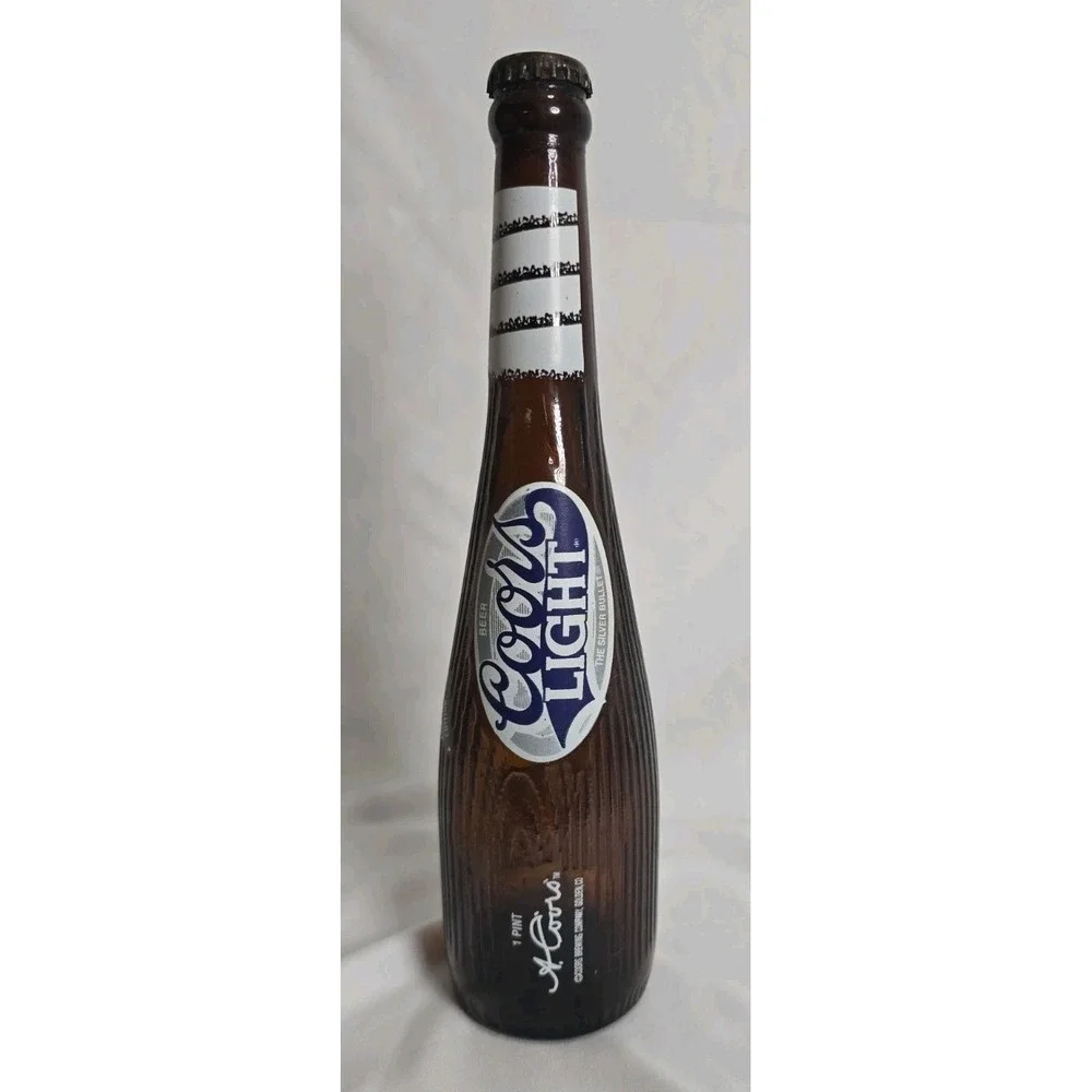 Vintage 1996 Coors Light Limited Edition Baseball Bat Beer Bottle Empty